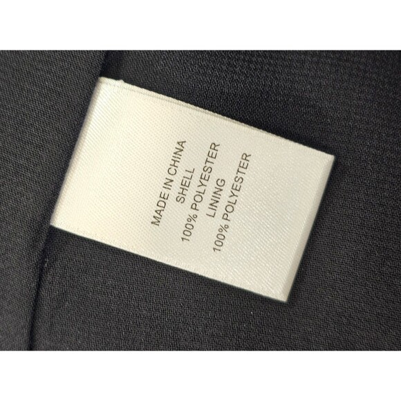 Women's 14 Cece Navy White Peter Pan Tie Collar Shift Shirt Career Chic Dress - Picture 8 of 9